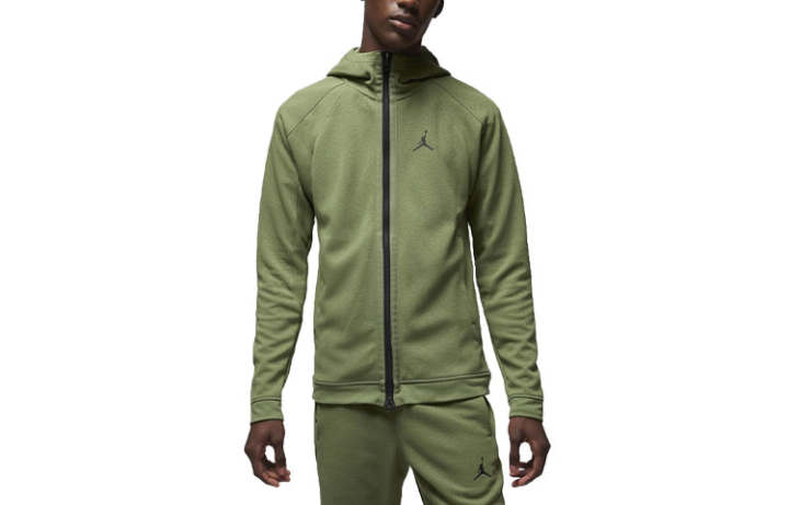 Jordan Jordan Sweatshirts Men's Green Hooded Moderate Regular