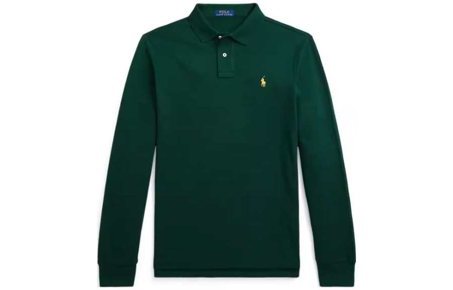 Polo Ralph Lauren FW23 Polo Shirt Custom Slim Fit Men's Green