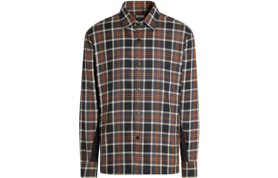 Ermenegildo Zegna plaid check-print cotton shirt