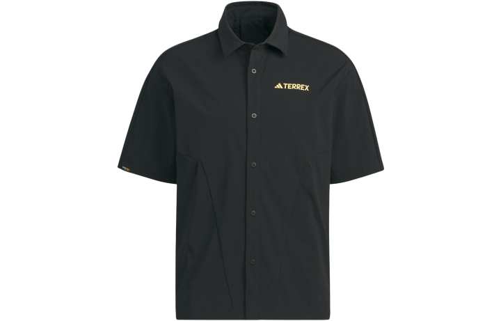 Adidas Adidas Shirts Unisex Black Lapel Moderate Shirt