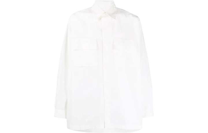 Nike Nike Shirts Men's White Lapel Moderate Shirt