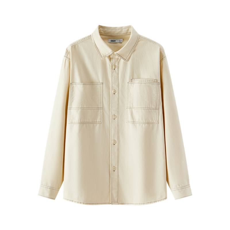 Semir Semir Shirts Men's Lapel Moderate Workwear