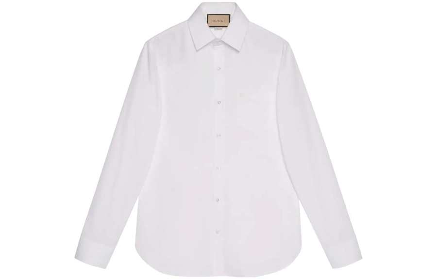 Gucci Double G embroidered shirt