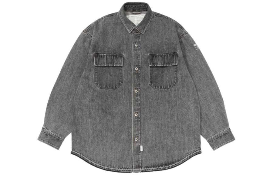 MADNESS Shirts Men's Black Lapel Moderate Shirt