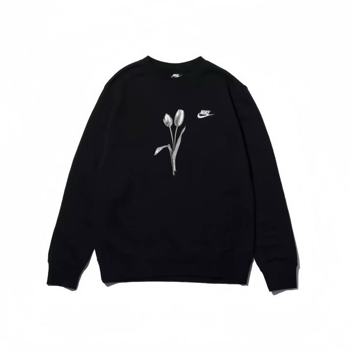 Nike Nike Sweatshirts Unisex Black Crew Neck Moderate Regular