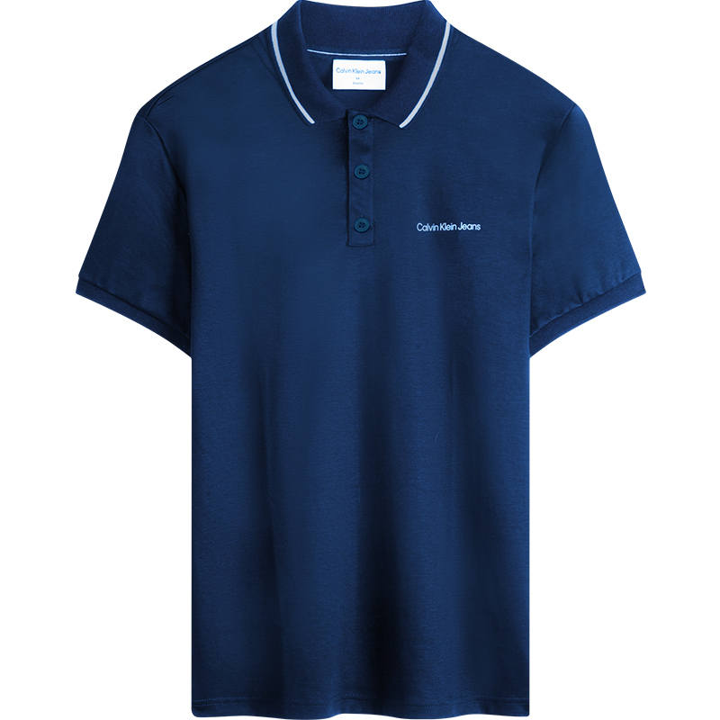 CALVIN KLEIN Polo Shirt Men's Blue