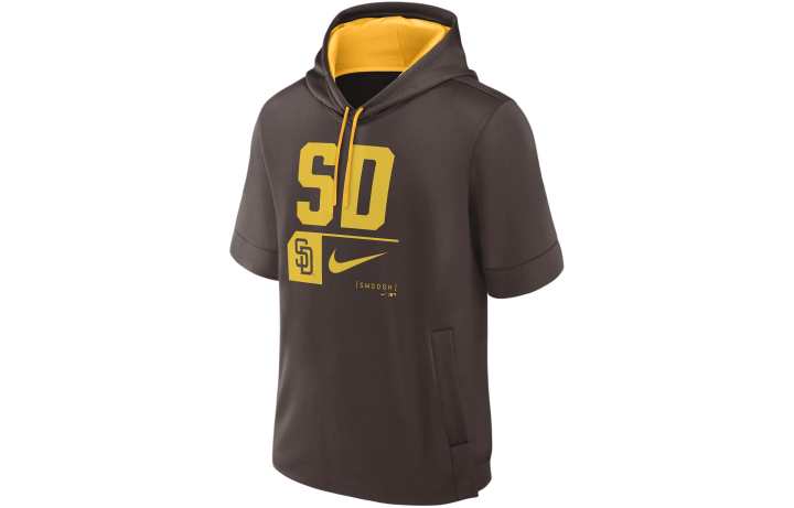 Nike Nike San Diego Padres Tri Code Lockup Sweatshirt Men's Brown