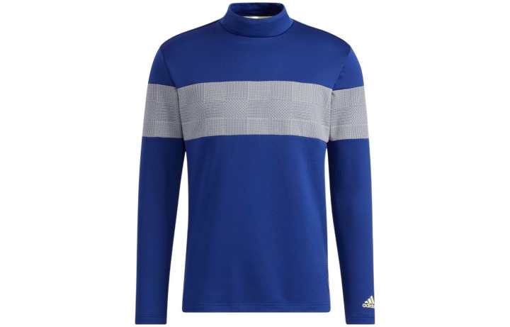 Adidas Adidas Shirts Men's Blue Half Turtleneck Moderate Straight Fit
