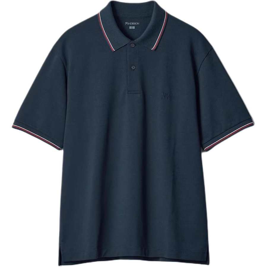 UNIQLO x JW Anderson SS25 Polo Shirt Unisex Marine Blue
