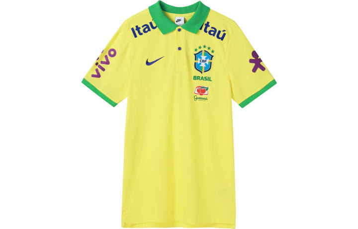 Nike Nike Polo Shirts Men's Yellow Moderate Straight Fit