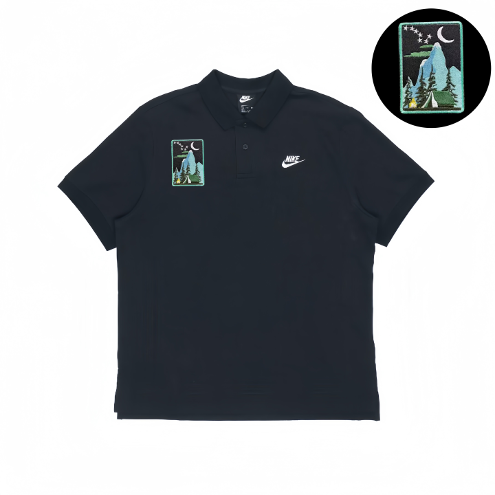 Nike Nike Polo Shirts Unisex Black Polo Collar Moderate Other