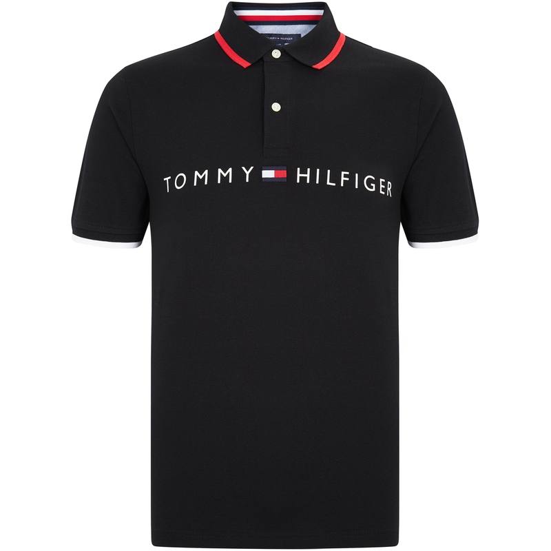 Tommy Hilfiger Polo Shirt Men's Black