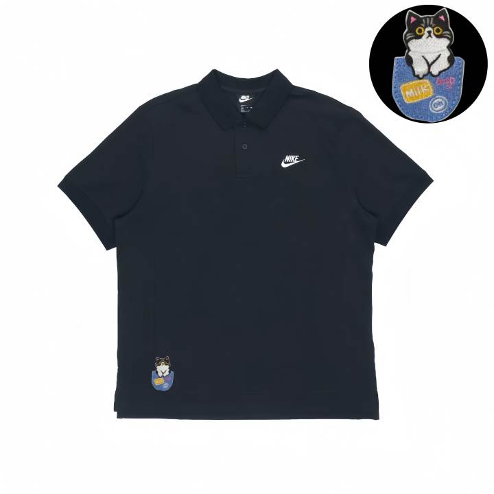 Nike Nike Polo Shirts Unisex Black Polo Collar Moderate