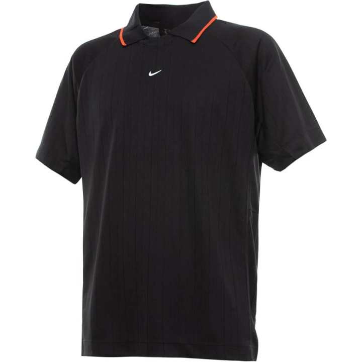 Nike Nike Polo Shirts Men's Black Polo Collar Moderate Straight Fit