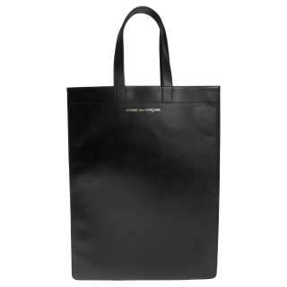 CDG Play Leather Tote Bag, Shopping Bag, Handbag Regular Women's Black