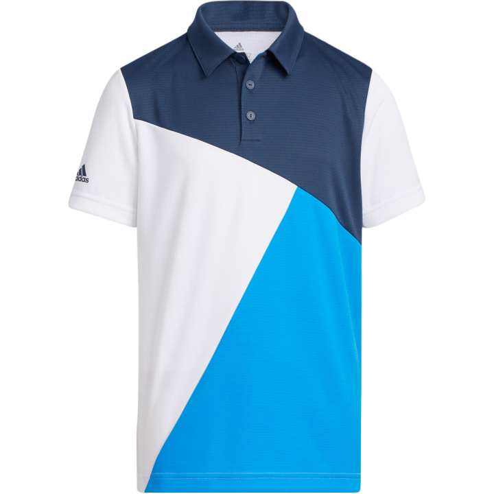 Adidas Adidas Polo Shirts Men's Blue White Multicolor Crew Neck Moderate Straight Fit