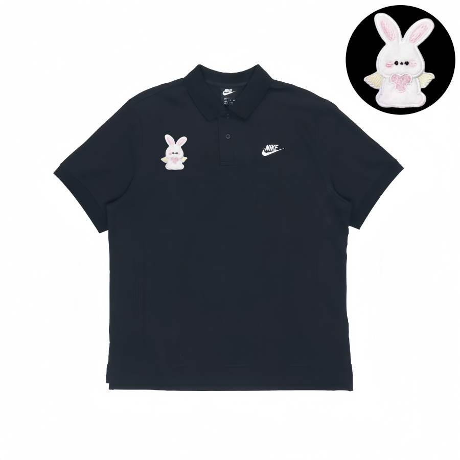 Nike Nike Polo Shirts Unisex Black Polo Collar Moderate