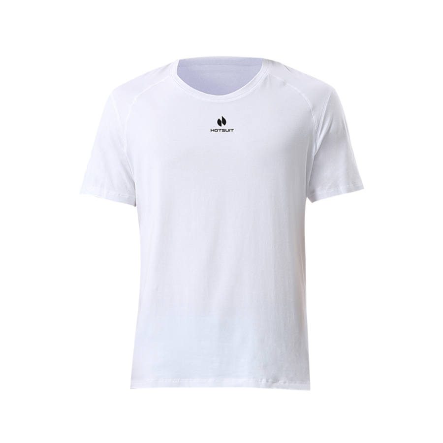 HOTSUIT T Shirts Men's Crew Neck Thin Straight Fit