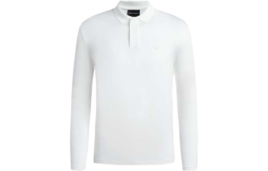 EMPORIO ARMANI 【Zoomed ImageryBest of: PromotionsPrevious Season】logo-patch long-sleeve polo shirt