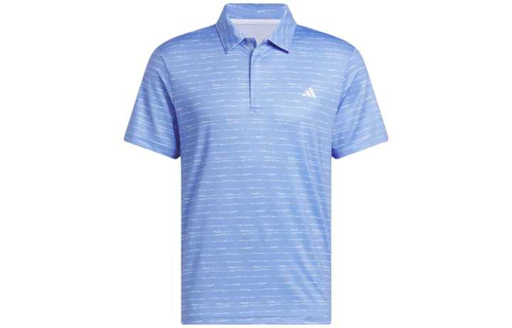 Adidas Adidas Polo Shirts Men's Blue Polo Collar Moderate Straight Fit