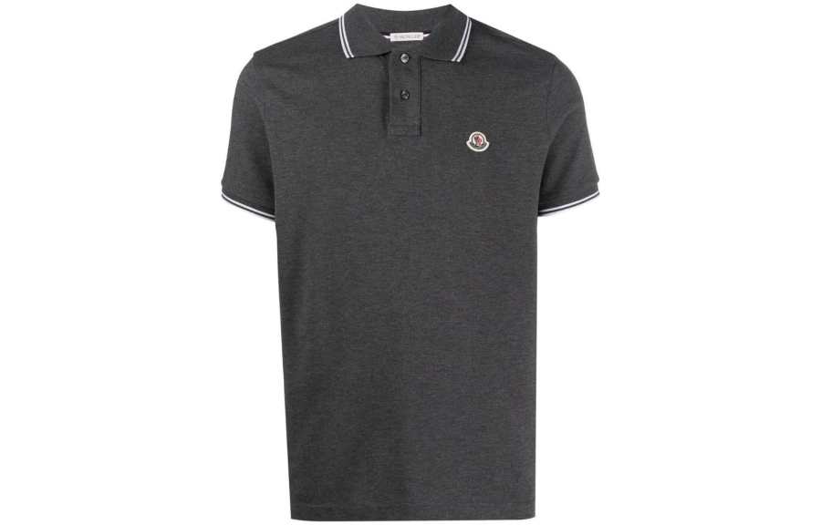 Moncler Moncler Logo appliqué Polo Shirt