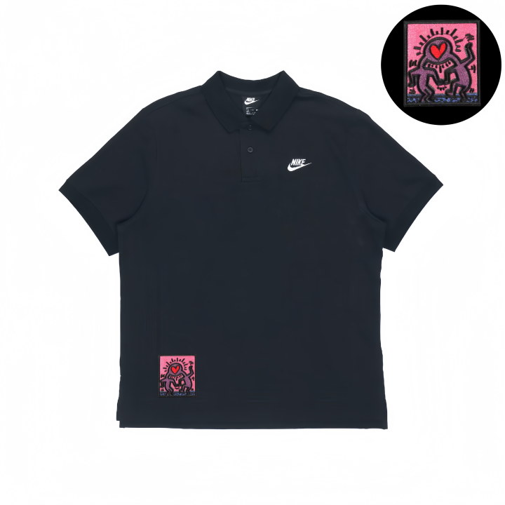 Nike Nike Polo Shirts Unisex Black Polo Collar Moderate