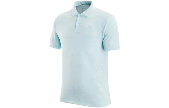 Nike Nike Polo Shirts Men's Glacier Blue Polo Collar Moderate Straight Fit