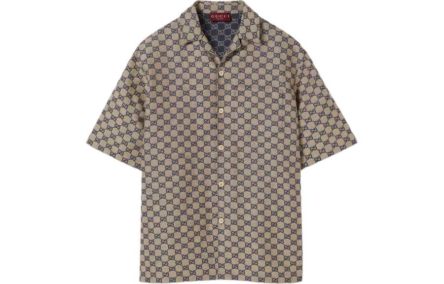 GUCCI Gg Supreme Printed Shirt