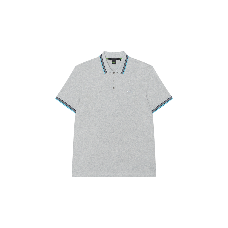 HUGO BOSS SS23 Polo Shirt Men's Gray