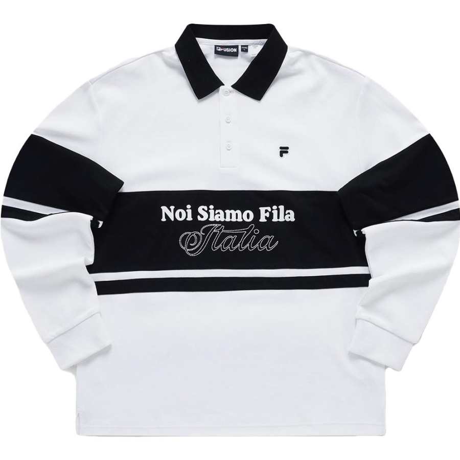 FILA FUSION Polo Shirt Men's White
