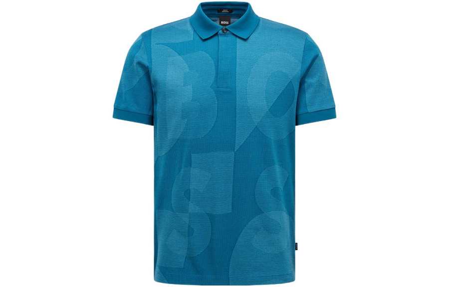 HUGO BOSS Polo Shirts Men's Dark Blue Moderate