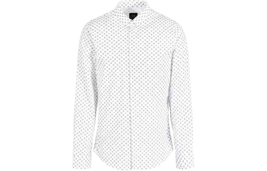 ARMANI EXCHANGE Graphic-print Cotton Shirt