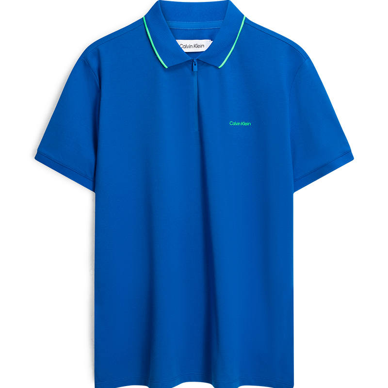 CALVIN KLEIN Polo Shirt Men's Glaze Blue