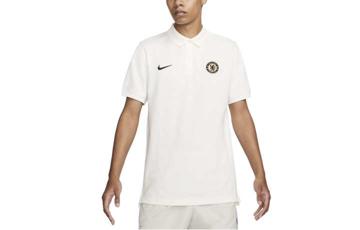 Nike Nike Polo Shirts Men's White Polo Collar Moderate Straight Fit
