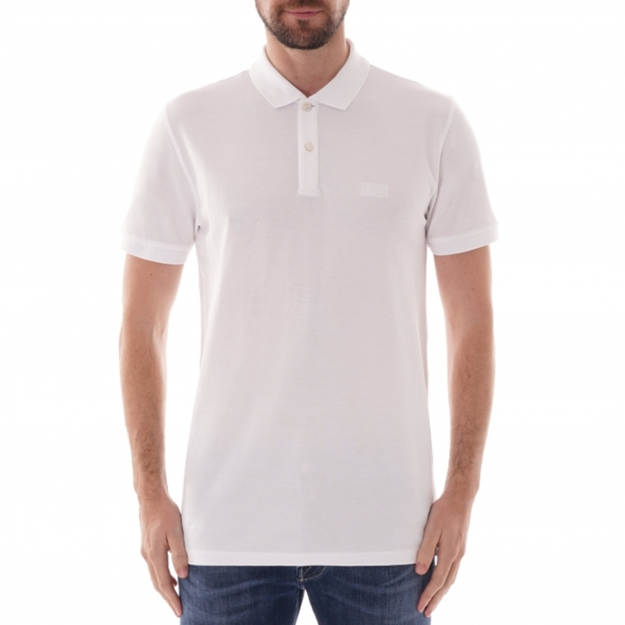 HUGO BOSS Polo Shirts Men's White Polo Collar Thin Other