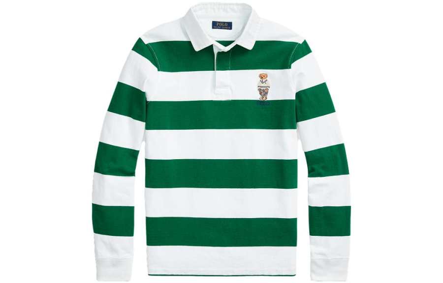 Polo Ralph Lauren Polo Bear SS23 Polo Shirt Custom Slim Fit Men's Green