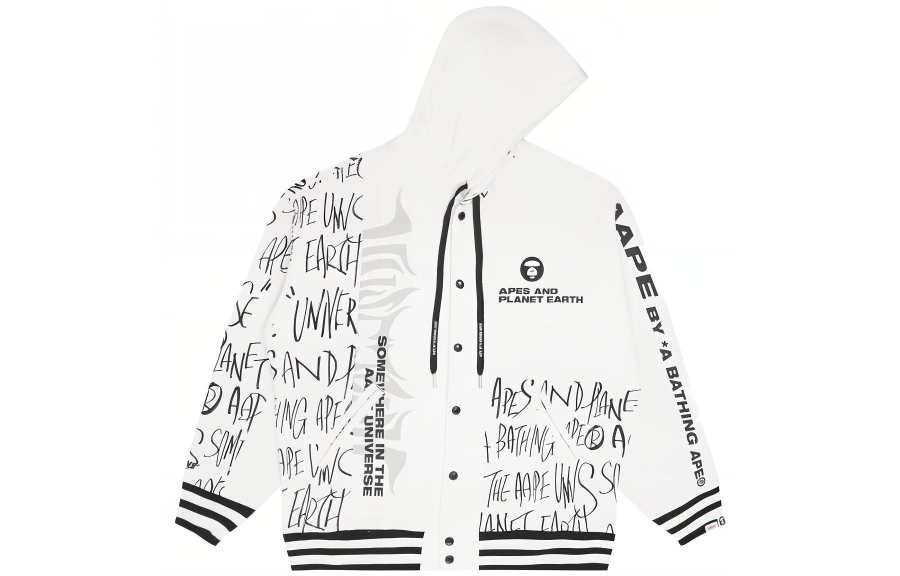 Aape Sweatshirts Men's Hooded Moderate Cardigan