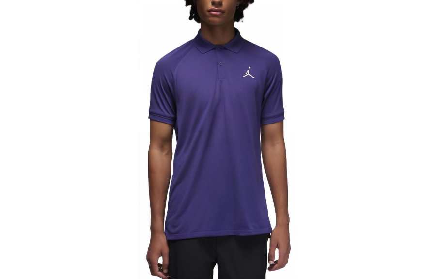 Jordan Jordan Polo Shirts Men's Purple Polo Collar Moderate Straight Fit