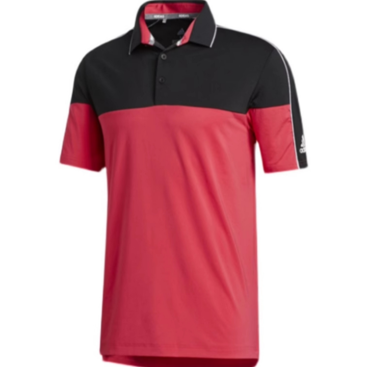 Adidas Adidas Polo Shirt Men's Black/Active Pink