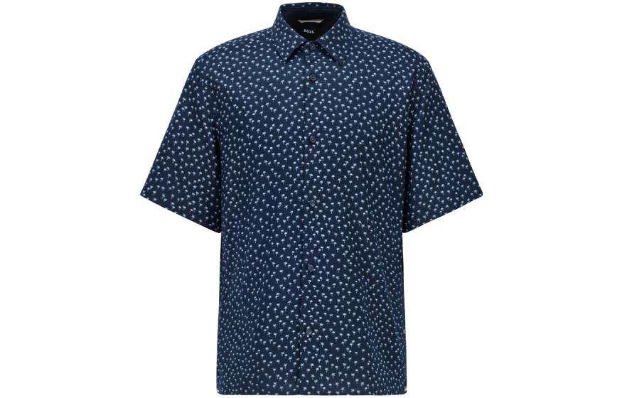 HUGO BOSS Shirt Men's Dark Blue