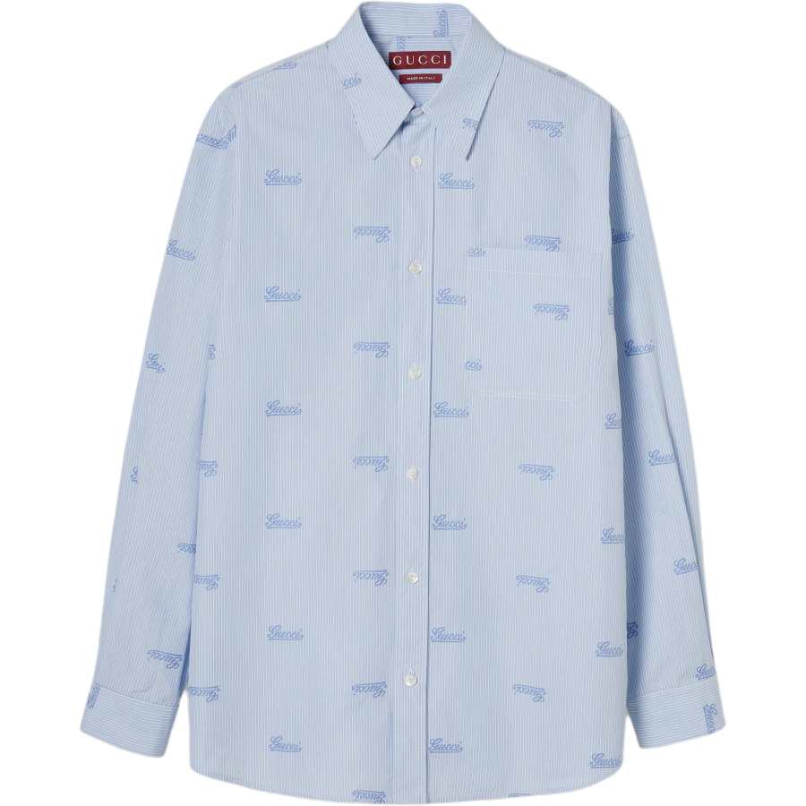 GUCCI Long Sleeved Striped Shirt