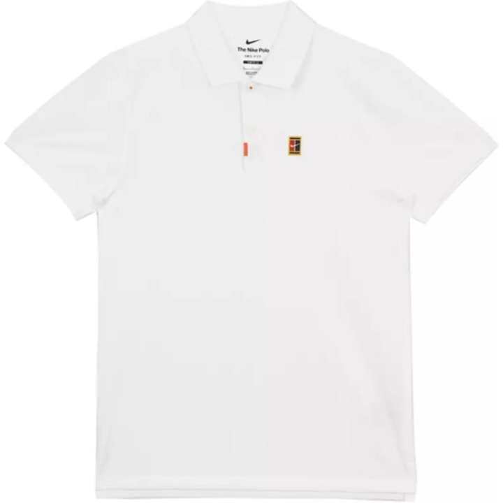 Nike Nike Polo Shirts Men's White Moderate Straight Fit