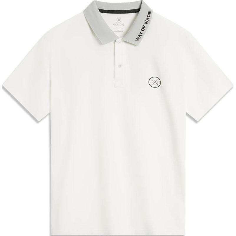 Li-Ning Li Ning Fitness Series Polo Shirt Men's White