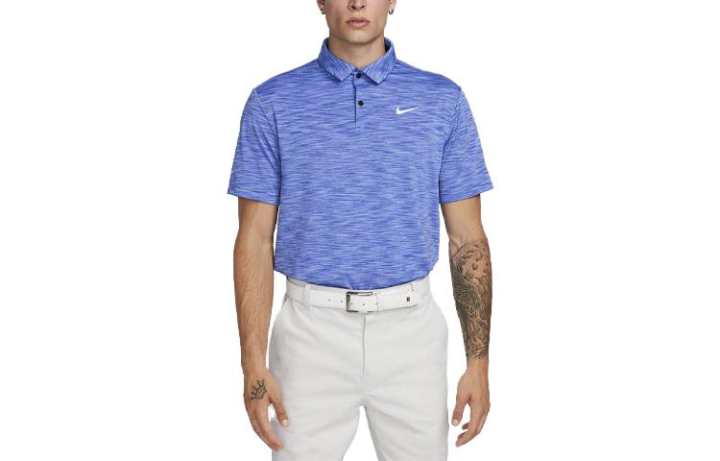 Nike Nike Polo Shirts Men's Asphalt Gray Polo Collar Moderate Straight Fit