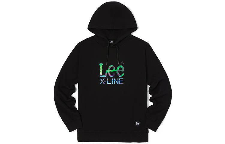 Lee Lee Xline Sweatshirts Men's Black Hooded Moderate Regular