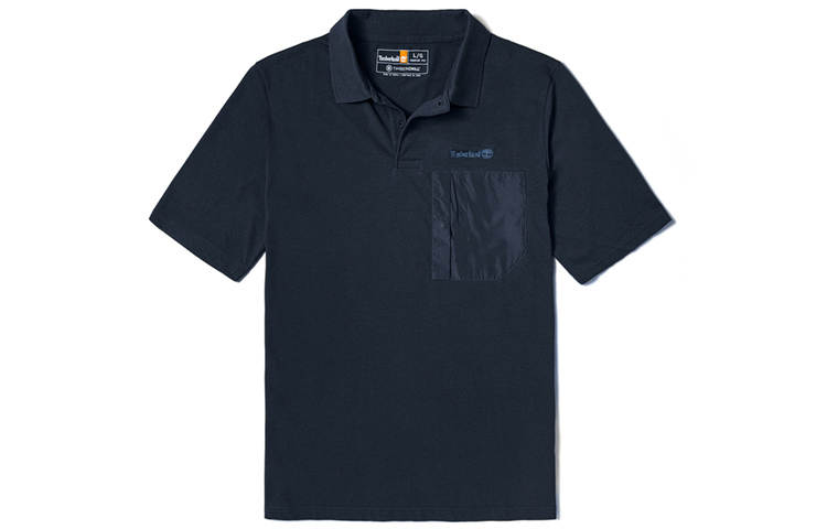 Timberland Polo Shirts Men's Dark Sapphire Polo Collar Moderate Straight Fit