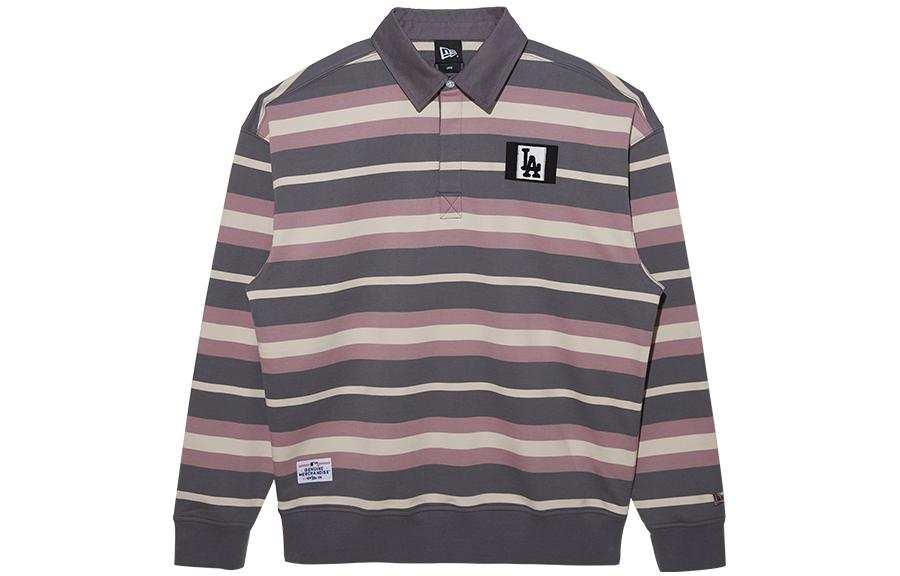 New Era Polo Shirts Men's Gray Polo Collar Moderate Straight Fit