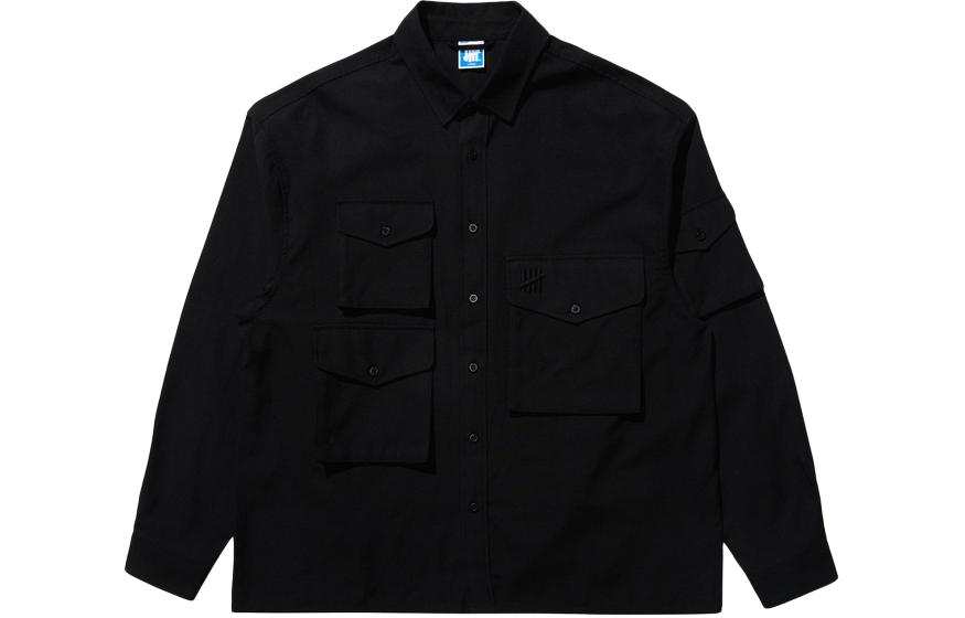 UNDEFEATED UNDEFEATED Shirts Unisex Pointed Collar Moderate Workwear