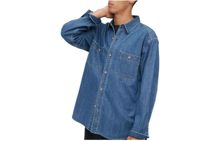 UNIQLO Long Sleeved Shirt Unisex