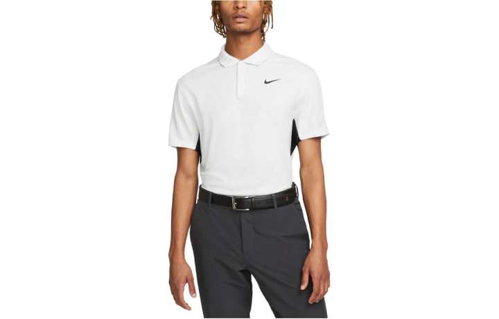 Nike Nike Polo Shirts Men's White Polo Collar Moderate Straight Fit
